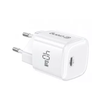 CRONG NEO GaN 40W USB-C PD 3.2 nástenná nabíjačka s AVS - biela