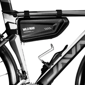 WILDMAN E4 rámová taška na bicykel L 1,5L čierna
