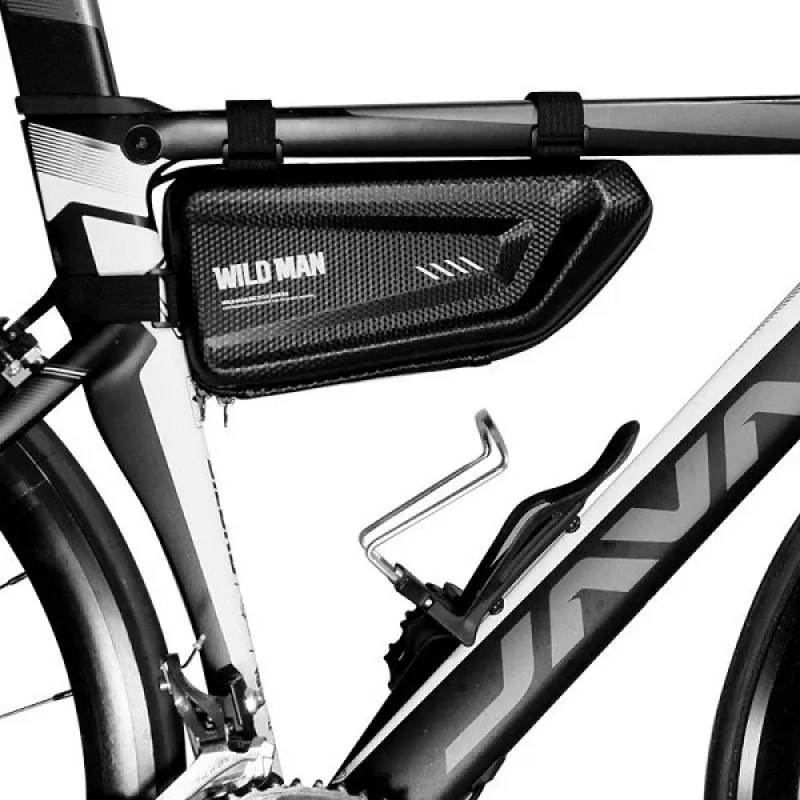 WILDMAN E4 rámová taška na bicykel L 1,5L čierna