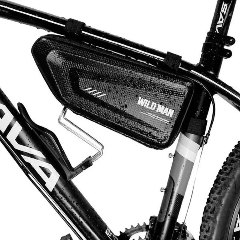 WILDMAN E4 rámová taška na bicykel L 1,5L čierna