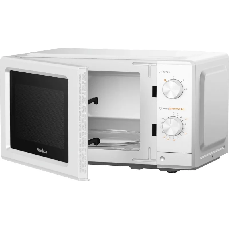 AMICA MMF20M3W samostatná mikrovlnná rúra, 20 l, 700 W, biela