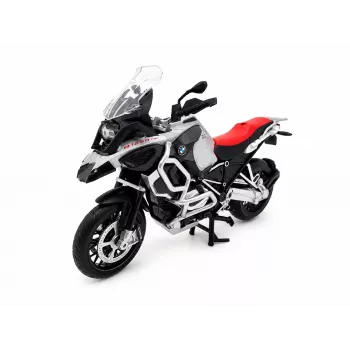 PULIO motorka MSZ 1/12 BMW R125GS Adventure strieborná die-cast model