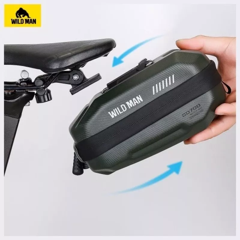WILDMAN GD700 cyklistická sedlová taška zelená