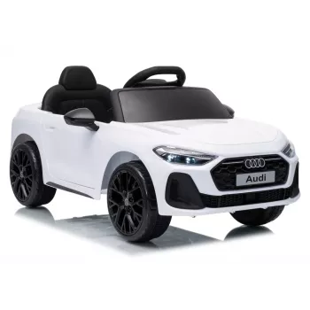 LEAN CARS Audi A5L HL788 12V detské elektrické auto s diaľkovým ovládačom, biele