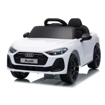 LEAN CARS Audi A5L HL788 12V detské elektrické auto s diaľkovým ovládačom, biele