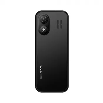 MAXCOM MM282 4G Dual-SIM-Feature-Phone s 2,8-palcovým displejom, KaiOS, 1400-mAh batéria, USB-C, Bluetooth 5.1, Wi-Fi hotspot, 2-MP kamera, FM rádio, čierny
