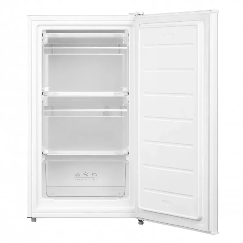 MIDEA MDRD99FZE01 stojatá mraznička, 85 L netto, 3 zásuvky, biela, voľne stojaca, energetická trieda F