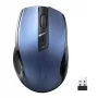 UGREEN MU006 bezdrôtová tichá myš s klikom, 2,4 GHz, 2400 DPI, modrá