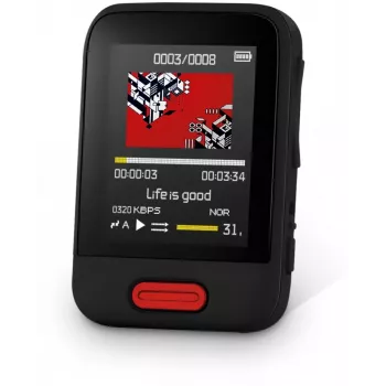 SENCOR SFP 7716BK MP3/MP4 prehrávač 16 GB čierny s Bluetooth, 1,8