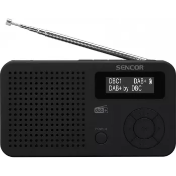 Sencor SRD 7210B DAB+ rádio FM/BT/USB - čierne
