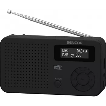Sencor SRD 7210B DAB+ rádio FM/BT/USB - čierne