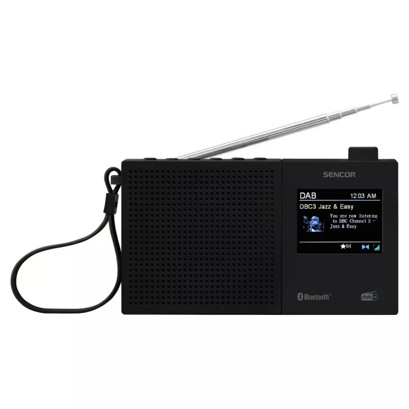 SENCOR SRD 7790B DAB+ rádio s FM, Bluetooth, USB, 2,4