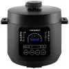 CONCEPT CK6001 multivarný hrniec 5L 900W 10 programov nepriľnavý čierna/nerez