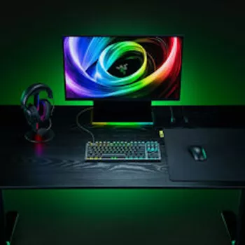 Razer Huntsman V3 Tenkeyless 8KHz herná klávesnica - nemecké rozloženie (QWERTZ), Razer Analog Optical Switches Gen-2, Chroma RGB, čierna