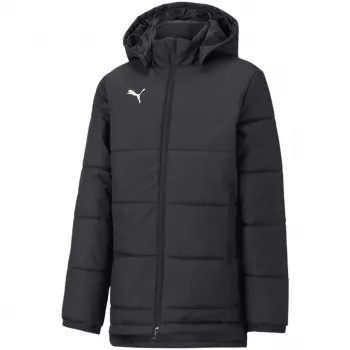PUMA Bench detská bunda Puma Black TeamGoal 23 warmCELL prešívaná Full-Zip 657269 03