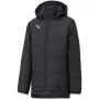 PUMA Bench detská bunda Puma Black TeamGoal 23 warmCELL prešívaná Full-Zip 657269 03