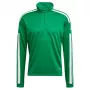 adidas Squadra 21 tréningový top zelený pánsky dlhý rukáv štvrťzips L