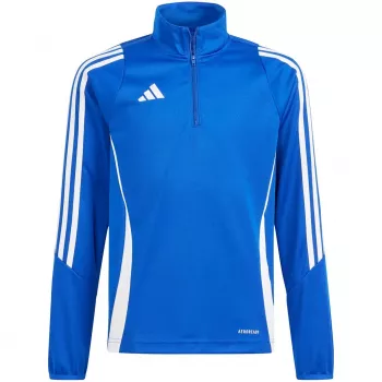 adidas Tiro 24 tréningová bunda detská modrá IR9364 140cm