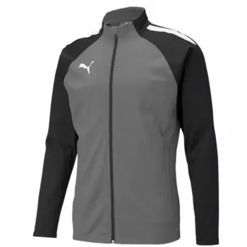 Puma teamLIGA Training pánske tréningové tričko so štvrťovým zipsom Puma Black-Asphalt veľkosť L