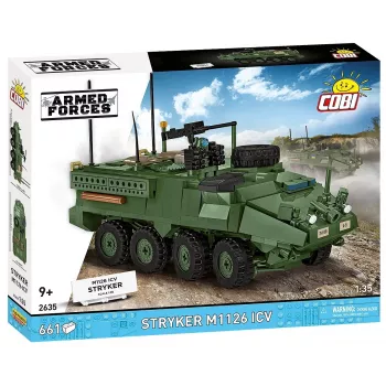 COBI Stryker M1126 ICV (mierka 1:35) – detailná stavebnica vojenského vozidla
