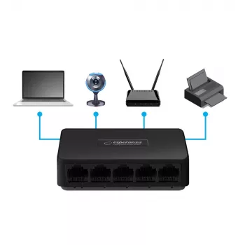 ESPERANZA 5-portový gigabitový switch 10/100/1000 ONYX ENS103