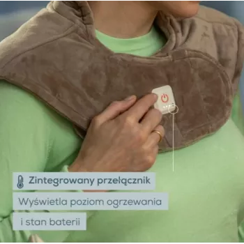 Beurer HK 165 Huggy vyhrievací vankúš Smokey Taupe