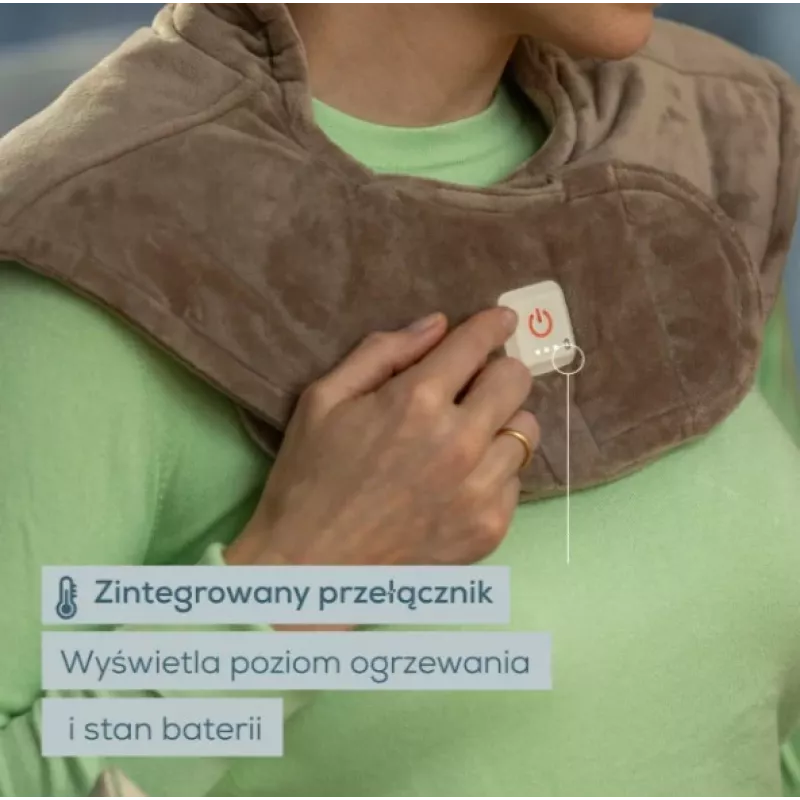 Beurer HK 165 Huggy vyhrievací vankúš Smokey Taupe