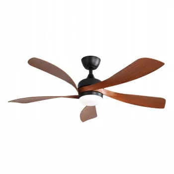 Extralink Grand Walnut 52 smart WiFi stropný ventilátor, orech, 132 cm, ovládanie aplikáciou