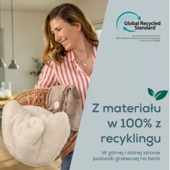 Beurer HK 165 Huggy Creme termofor | 3 stupne ohrevu, umývateľný, Beurer Safety System