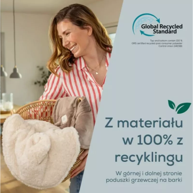 Beurer HK 165 Huggy Creme termofor | 3 stupne ohrevu, umývateľný, Beurer Safety System