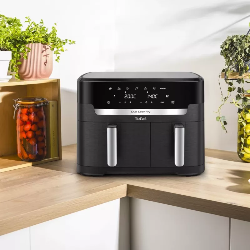 Tefal ActiFry Dual Motion teplovzdušná fritéza EY9428E 1,7 kg čierna