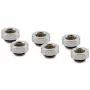 Thermal Grizzly DeltaMate predlžovací fitting - MF7, lesklý nikel, balenie 6 ks