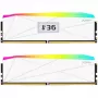 V-Color Manta XFinity+ aRGB DDR5-8000 RAM, CL40, EXPO - 32 GB Dual-Kit, biela