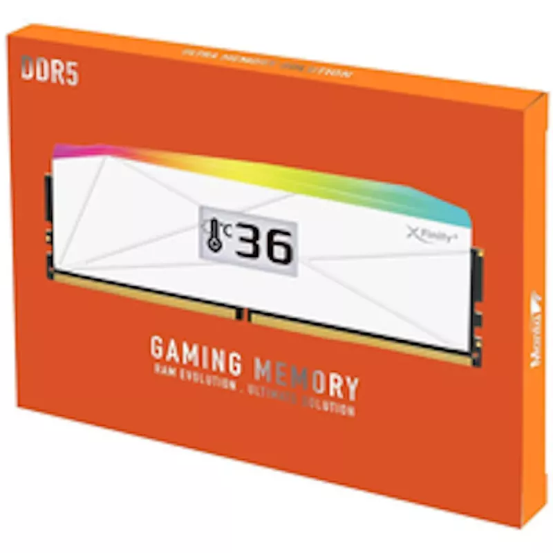 V-Color Manta XFinity+ aRGB DDR5-8000 RAM, CL40, EXPO - 32 GB Dual-Kit, biela