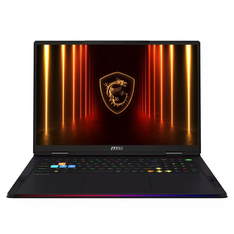 MSI Raider A18 HX A9WJG-258FR 18 inch UHD+ 120Hz herný notebook - AMD Ryzen 9 9955HX3D, 64GB DDR5, 2TB SSD, NVIDIA GeForce RTX 5090, Windows 11 Pro, AZERTY francúzska klávesnica, čierny