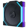 Lian Li UNI FAN SL FLEX Wireless ARGB Reverse Blade 120mm PWM ventilátor - balenie 3 ks s ovládačom, čierny