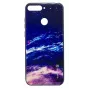 Evelatus Samsung Galaxy A7 (2018) ochranné sklo na zadnú stranu puzdro - hviezdna noc
