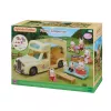 EPOCH Sylvanian Families obytné auto hracia sada - rodinné kempingové dobrodružné vozidlo