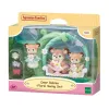 Sylvanian Families srnčatá bábätká s kvetinovou hojdačkou herná sada