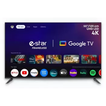NO NAME LEDTV55A1T2 55-palcový QLED 4K UHD Smart TV s Dolby Vision IQ, HDR10+, Dolby Atmos, VIDAA U5.0, Alexa Built-in, bezrámový dizajn, Game Mode