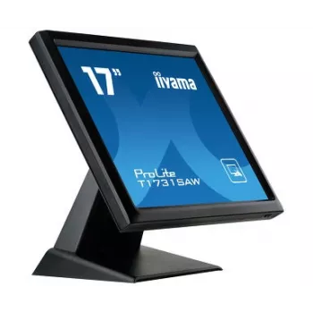 Iiyama ProLite T1731SAW-B5 17 palcový LED dotykový monitor - SXGA 1280x1024, TN, SAW, DVI/VGA, USB, reproduktory, čierny
