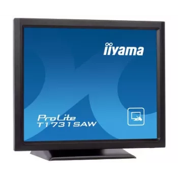 Iiyama ProLite T1731SAW-B5 17 palcový LED dotykový monitor - SXGA 1280x1024, TN, SAW, DVI/VGA, USB, reproduktory, čierny