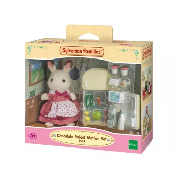 Epoch Sylvanian Families Chocolate Rabbit Mother kuchynský set
