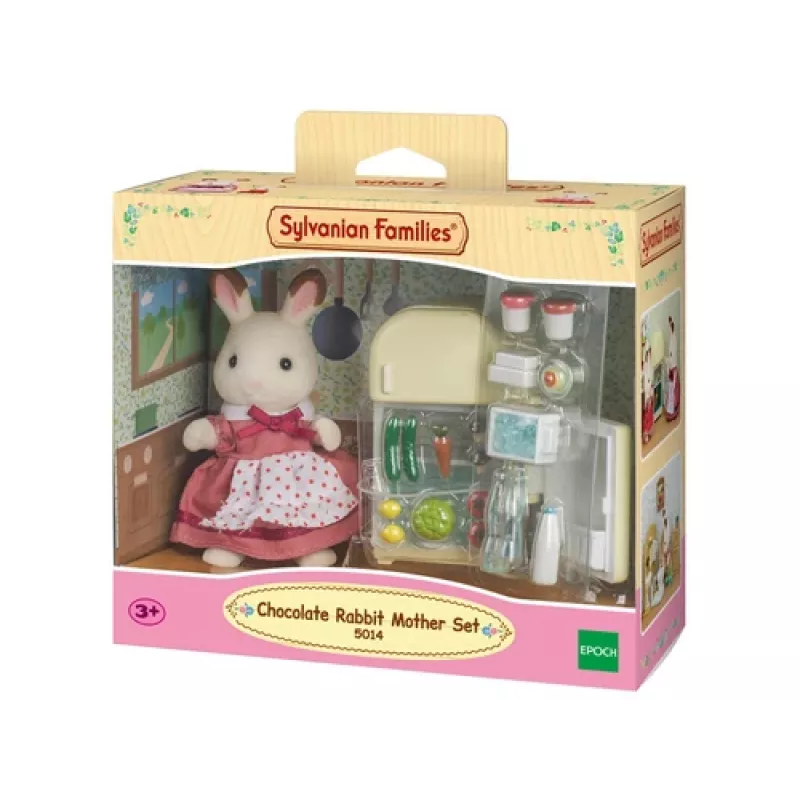 Epoch Sylvanian Families Chocolate Rabbit Mother kuchynský set