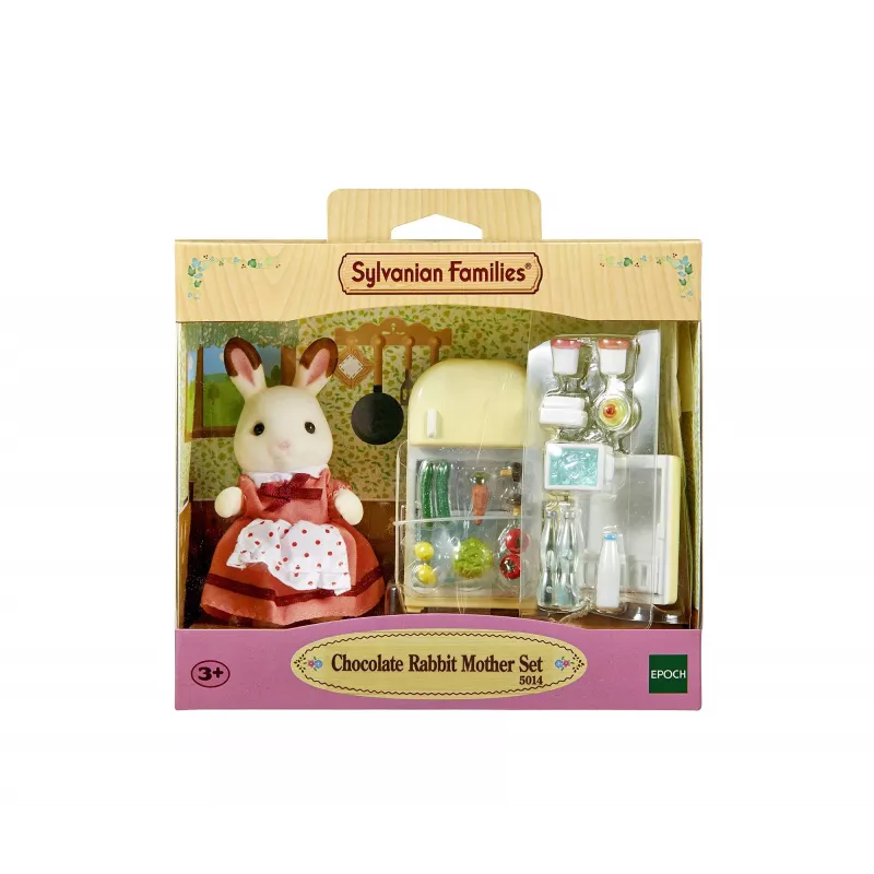 Epoch Sylvanian Families Chocolate Rabbit Mother kuchynský set