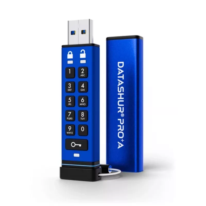 iStorage datAshur PRO+A 64GB USB 3 flash disk, 256-bit (IS-FL-DA3A-256-64)