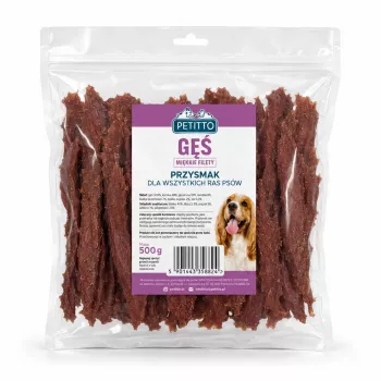 PETITTO mäkké husacie filé pre psov 500g