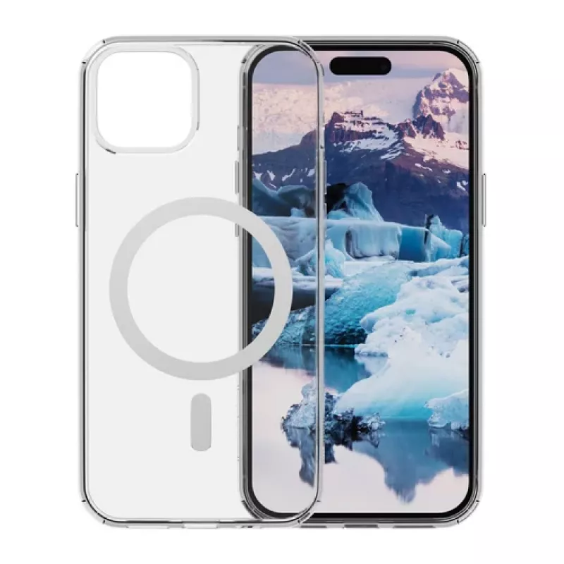 dbramante1928 Iceland Pro MagSafe puzdro pre iPhone 15 Plus - transparentné