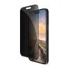 dbramante1928 Privacy Screen Protector pre Apple iPhone 17 Pro Max - tvrdené sklo, tvrdosť 9H, čierny rám