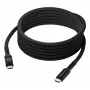dbramante1928 Copenhagen USB-C na USB-C pletený kábel 1m čierny